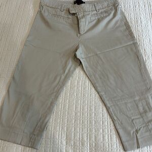 Khaki Capris, size 8